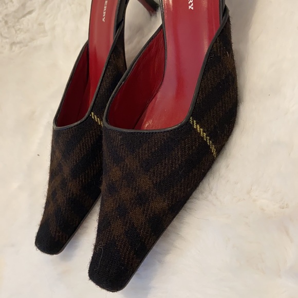 Burberry Heeled Mules Size 7 - Picture 6 of 14